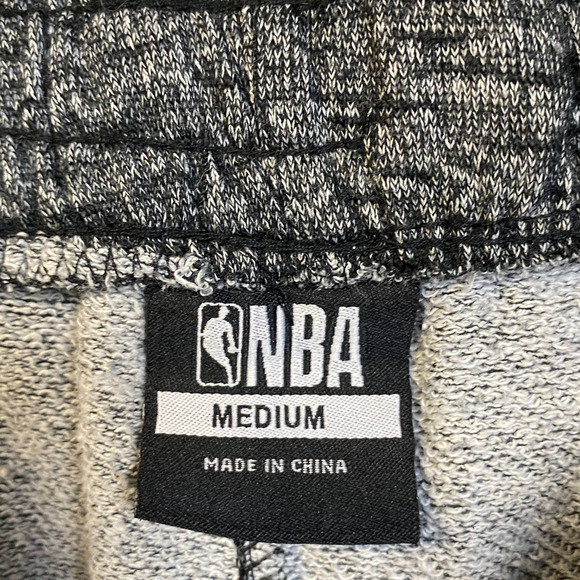 Men's M NBA Joggers Running Pants Med 3 Pockets Drawstring Elastic Waist - Picture 4 of 8